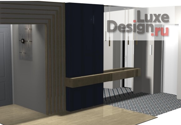 Дизайн интерьера трехкомнатной квартиры "Частные интерьеры" (фото 3)