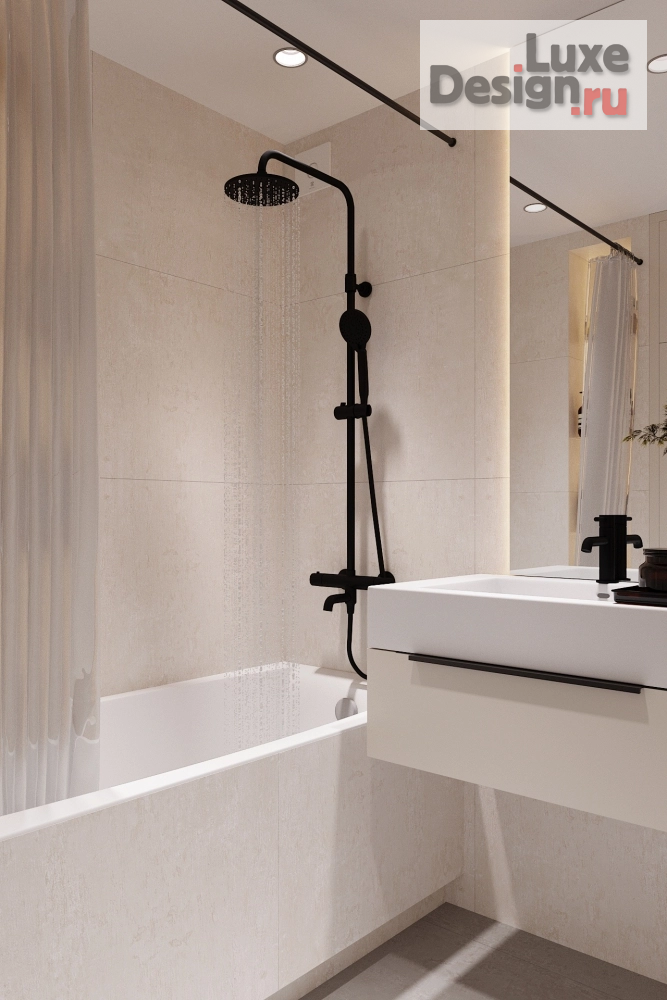 Дизайн интерьера ванной "Дизайн проект ванной" (фото 1)