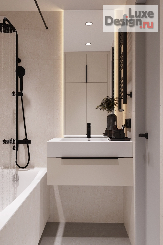 Дизайн интерьера ванной "Дизайн проект ванной" (фото 2)