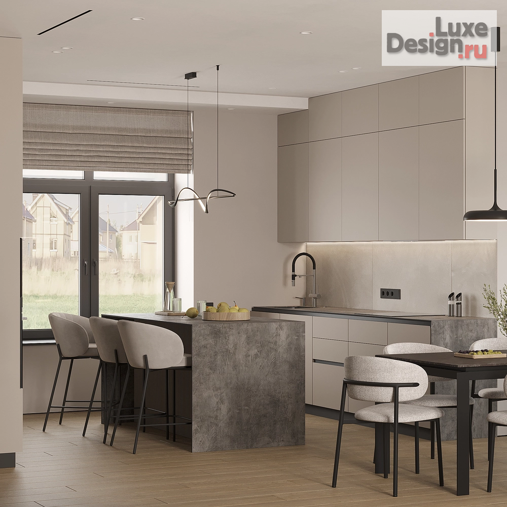 Дизайн интерьера частного дома "Дизайн-проект загородного дома" (фото 1)