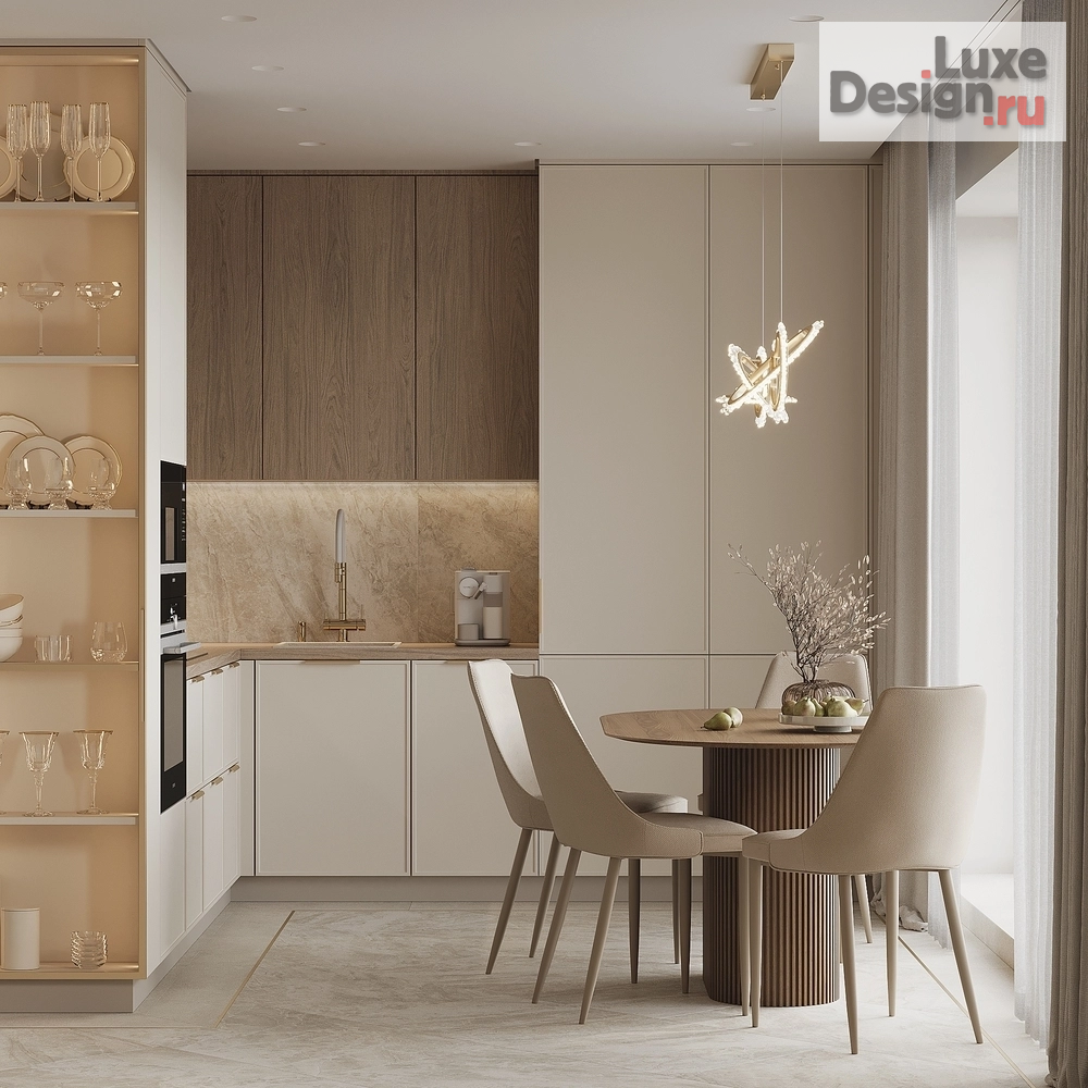 Дизайн интерьера двухкомнатной квартиры "Дизайн-проект квартиры в центре Ярославля" (фото 1)