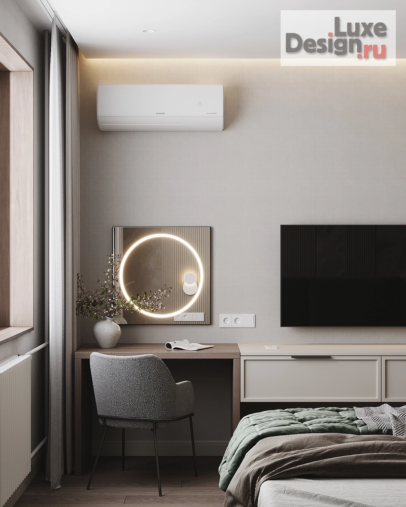 Дизайн интерьера двухкомнатной квартиры "Дизайн-проект квартиры в центре Ярославля в современном стиле, площадью 71м2" (фото 18)