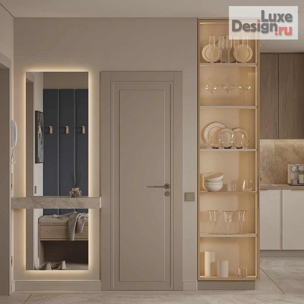 Дизайн интерьера двухкомнатной квартиры "Дизайн-проект квартиры в центре Ярославля" (фото 12)