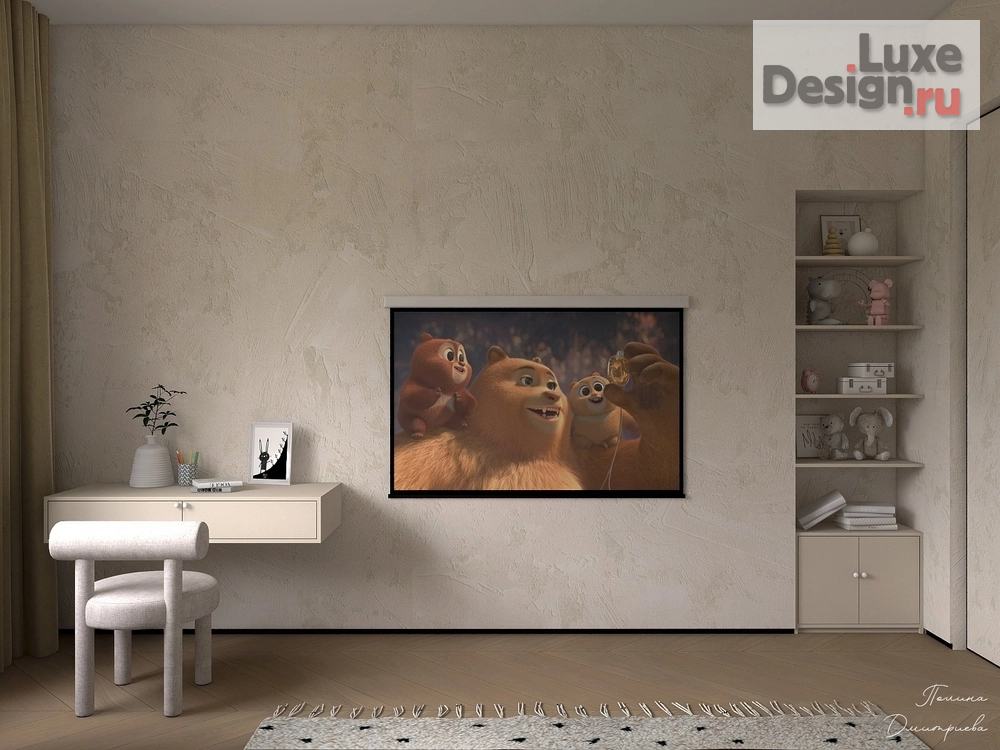 Дизайн интерьера комнаты "Милая детская комната" (фото 2)