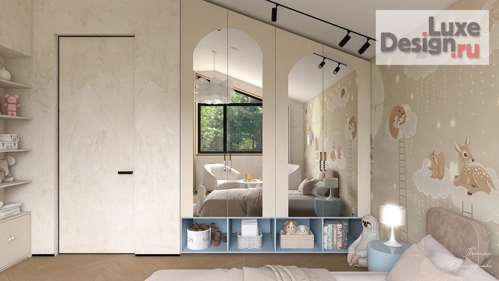 Дизайн интерьера комнаты "Милая детская комната" (фото 4)