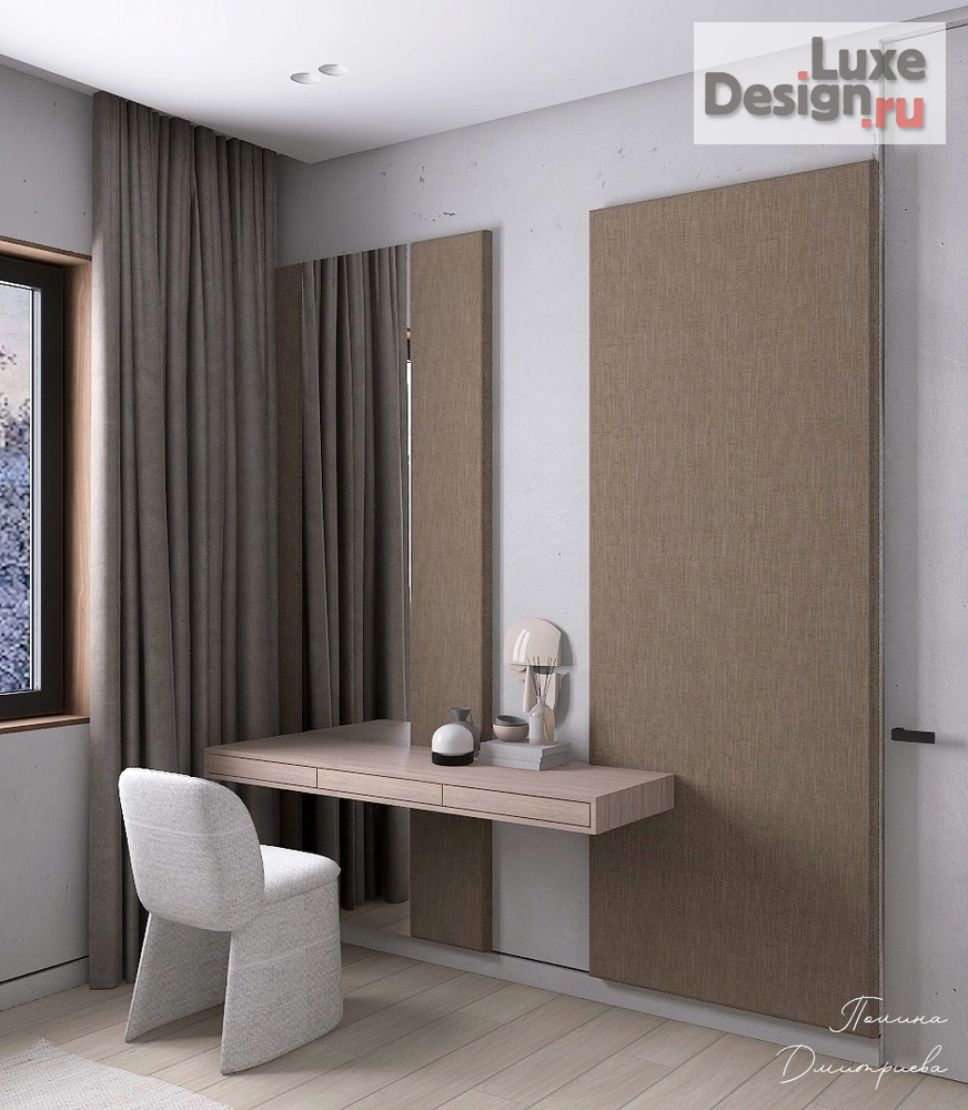 Дизайн интерьера спальни "Тактильная спальня " (фото 2)