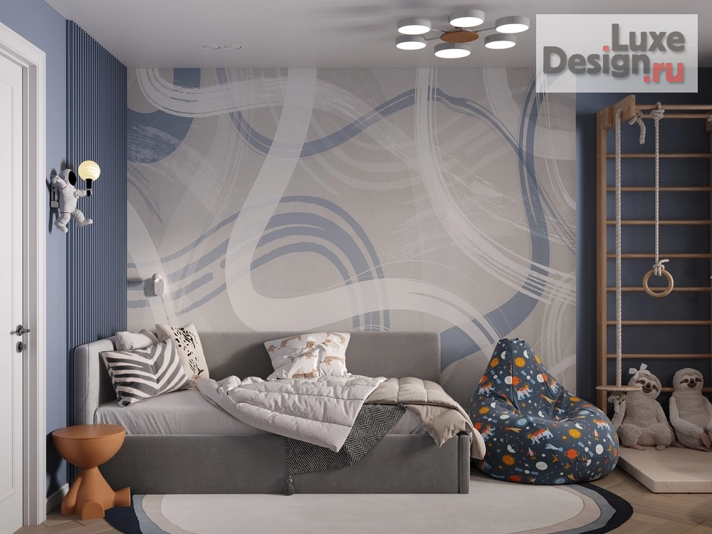 Дизайн интерьера трехкомнатной квартиры "Дизайн проект под названием 'Blue love'" (фото 16)