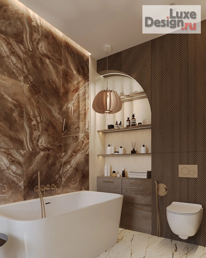 Дизайн интерьера загородного дома "Дизайн проект загородного дома 140 м2 'Шпиц House'" (фото 80)