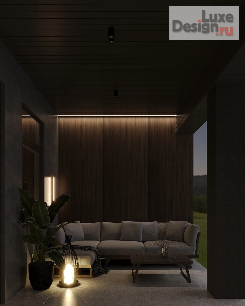 Дизайн интерьера загородного дома "Загородный одноэтажный дом 217 м2" (фото 73)