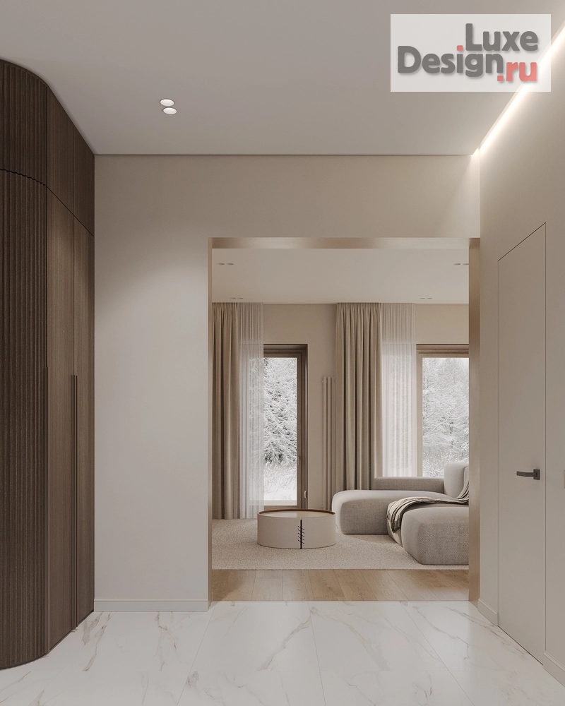 Дизайн интерьера загородного дома "Дизайн проект загородного дома 140 м2 'Шпиц House'" (фото 4)