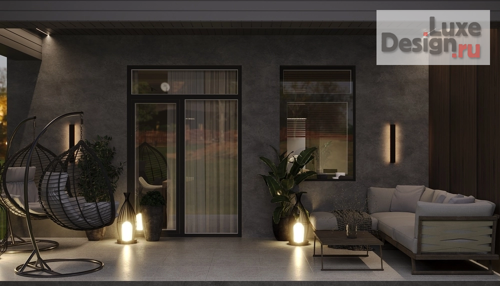 Дизайн интерьера загородного дома "Загородный одноэтажный дом 217 м2" (фото 78)