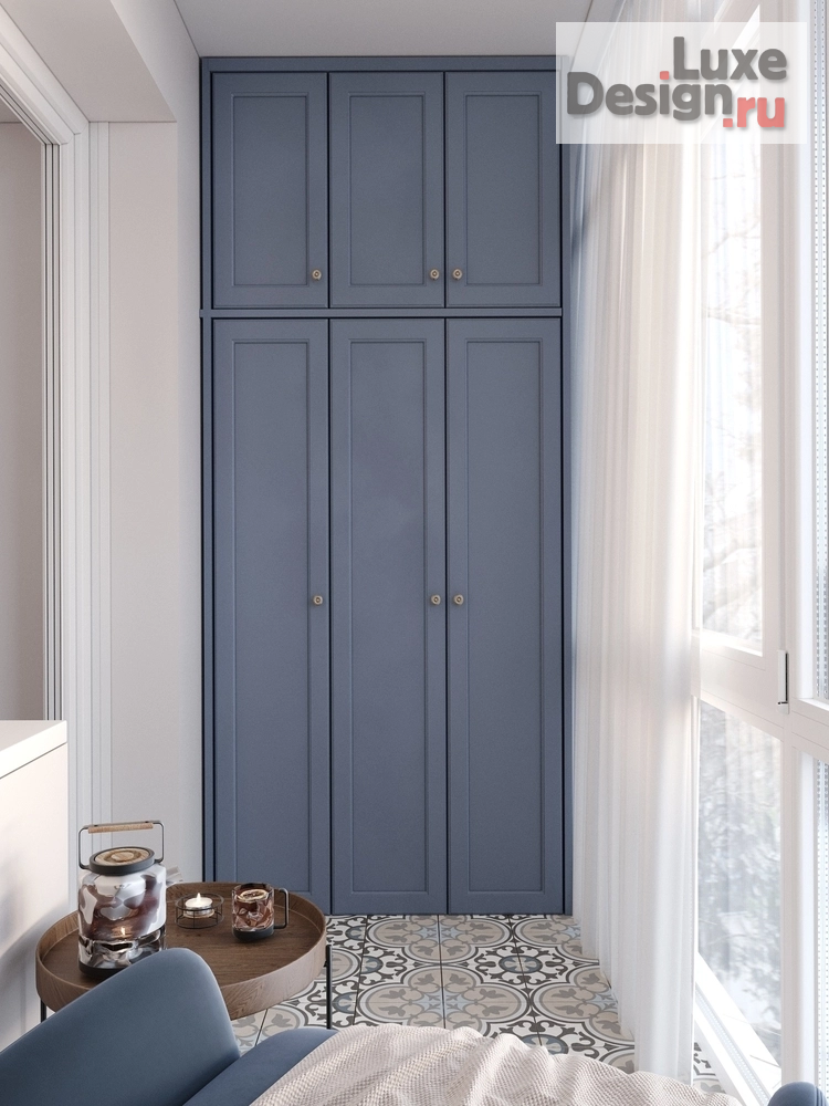 Дизайн интерьера трехкомнатной квартиры "Дизайн проект под названием 'Blue love'" (фото 15)