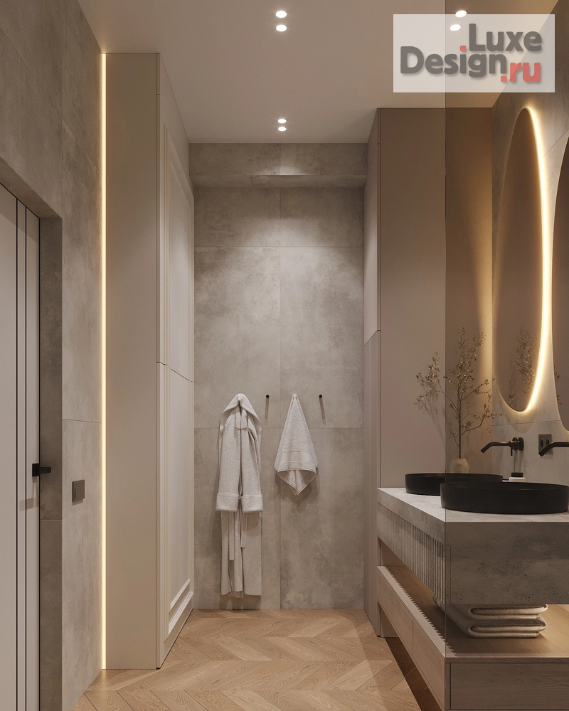 Дизайн интерьера загородного дома "Загородный одноэтажный дом 217 м2" (фото 44)