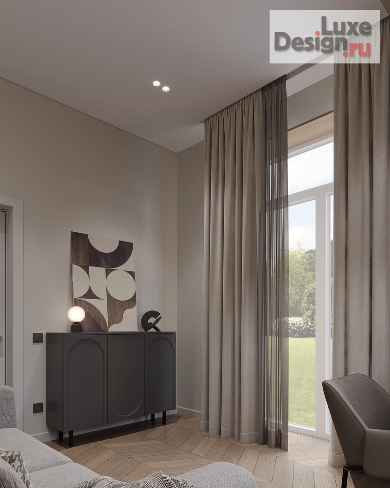 Дизайн интерьера загородного дома "Загородный одноэтажный дом 217 м2" (фото 53)