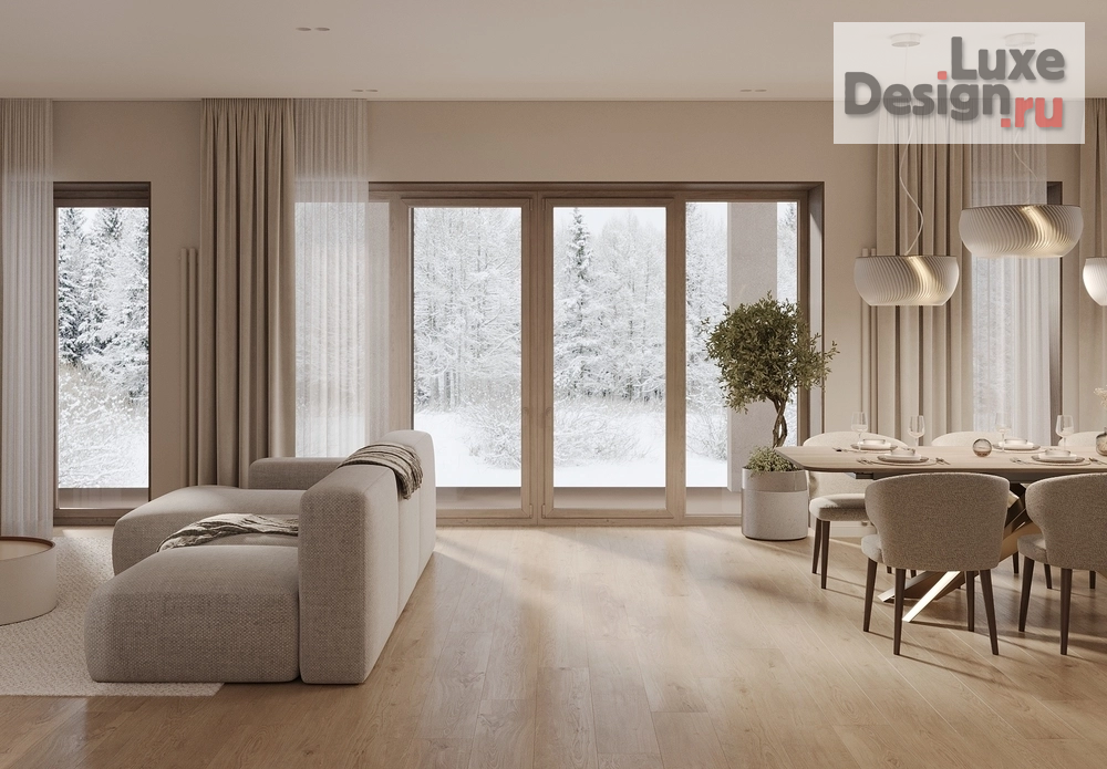 Дизайн интерьера загородного дома "Дизайн проект загородного дома 140 м2 'Шпиц House'" (фото 27)