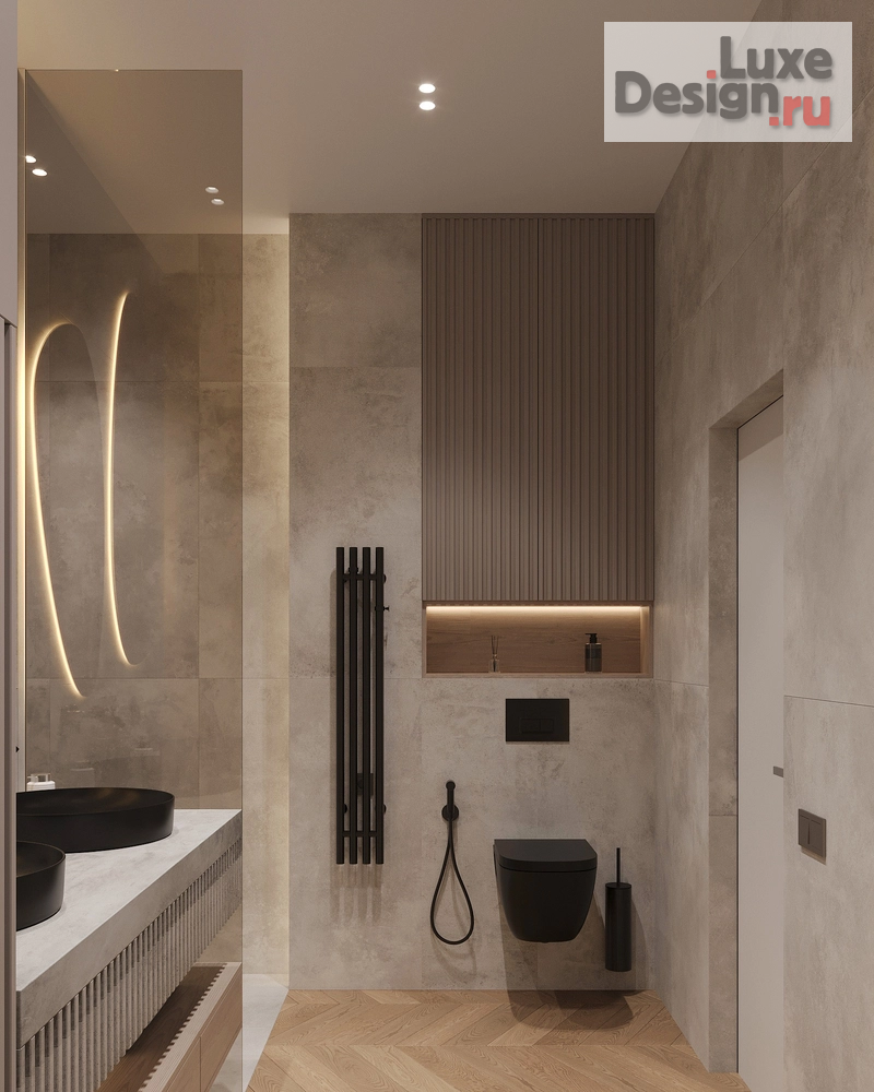 Дизайн интерьера загородного дома "Загородный одноэтажный дом 217 м2" (фото 45)