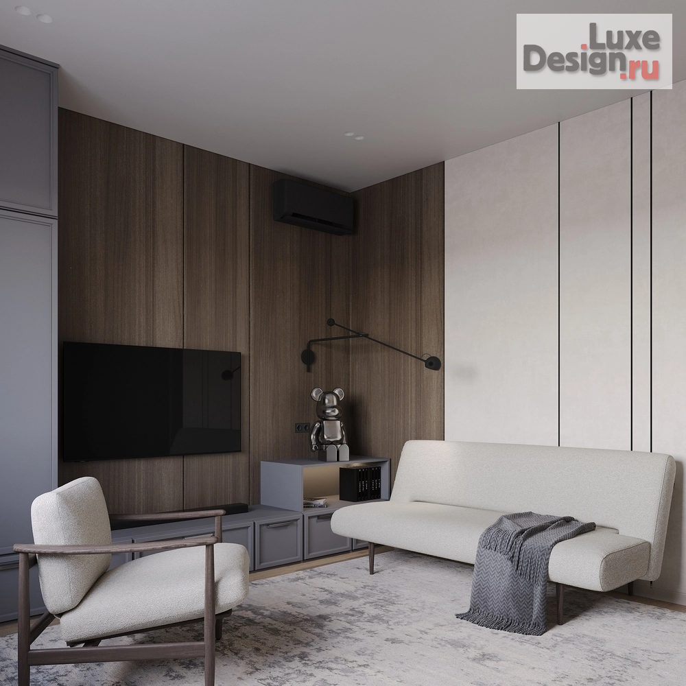 Дизайн интерьера загородного дома "Дизайн проект загородного дома 140 м2 'Шпиц House'" (фото 54)