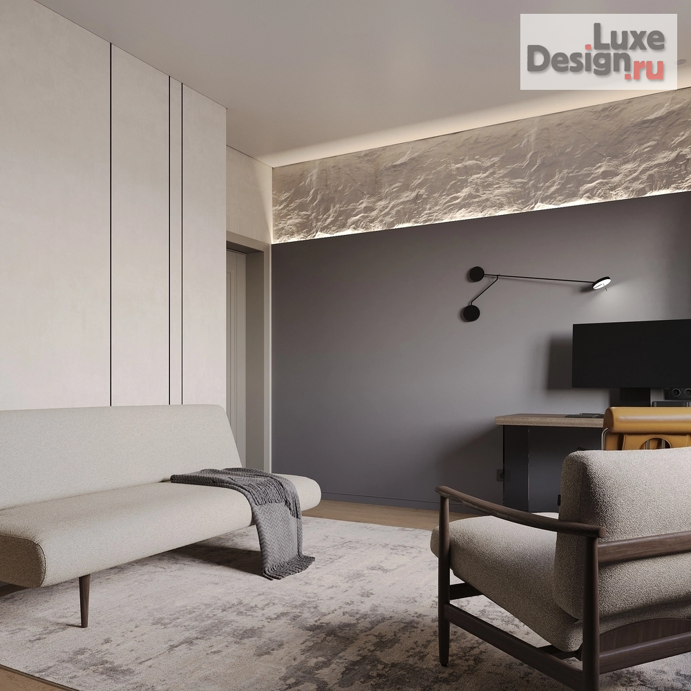 Дизайн интерьера загородного дома "Дизайн проект загородного дома 140 м2 'Шпиц House'" (фото 55)