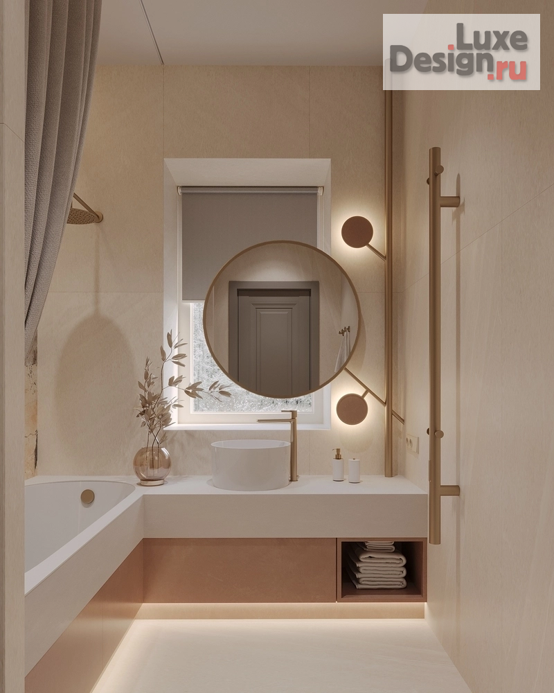 Дизайн интерьера загородного дома "Дизайн проект загородного дома 140 м2 'Шпиц House'" (фото 49)