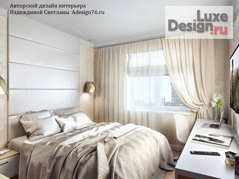 Дизайн интерьера спальни "СПАЛЬНЯ" (фото 1)