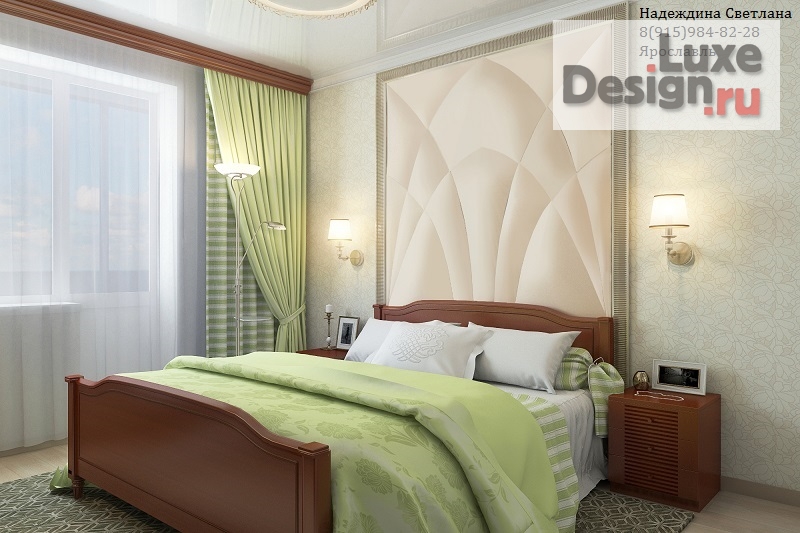 Дизайн интерьера спальни "Спальня в эко стиле" (фото 1)