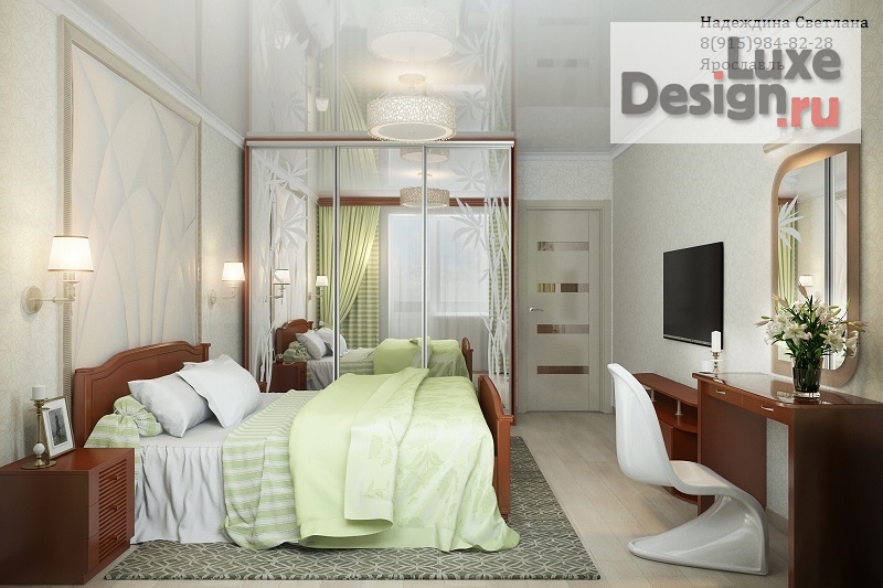 Дизайн интерьера спальни "Спальня в эко стиле" (фото 2)