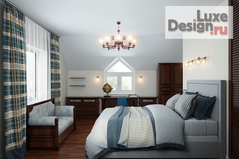 Дизайн интерьера спальни "Гостевая спальня " (фото 3)