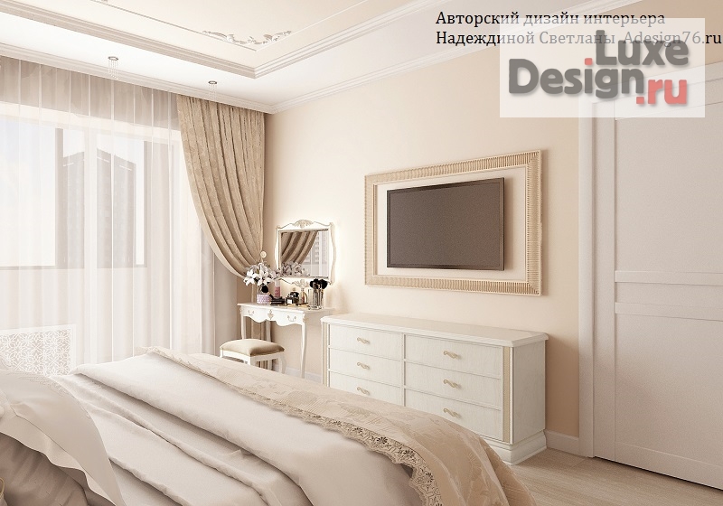 Дизайн интерьера спальни "СПАЛЬНЯ" (фото 3)