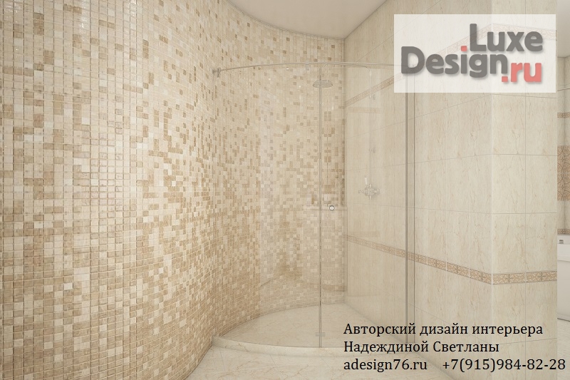 Дизайн интерьера ванной "ВАННАЯ" (фото 2)