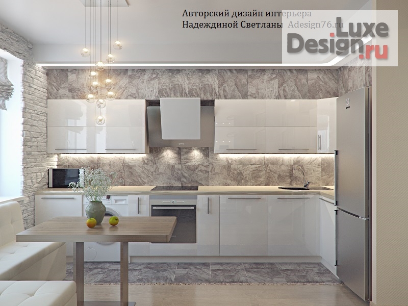 Дизайн интерьера однокомнатной квартиры "КВАРТИРА-СТУДИЯ ДЛЯ МОЛОДОЙ СЕМЬИ" (фото 9)