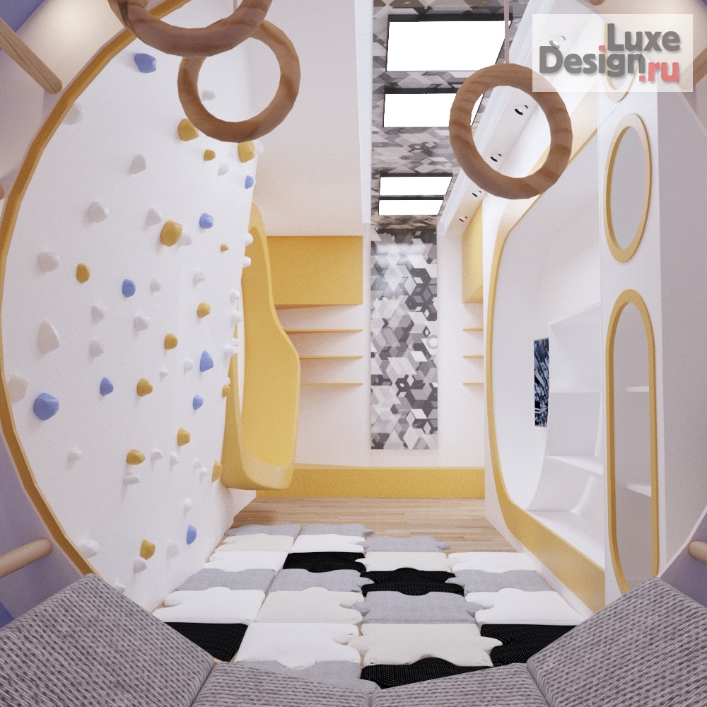 Дизайн интерьера детской "Игровая комната пос. Есенино г. Москва" (фото 3)