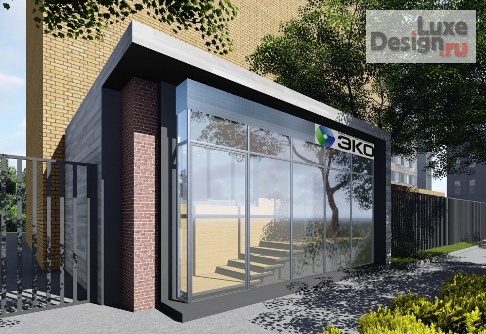 Дизайн интерьера завода "Входная группа завода ЭКО г. Ярославль" (фото 2)